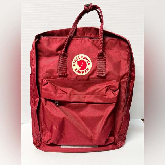 Fjallraven Kanken Scandinavian Classic Large Red Work Travel Reflective Backpack - Picture 6 of 16